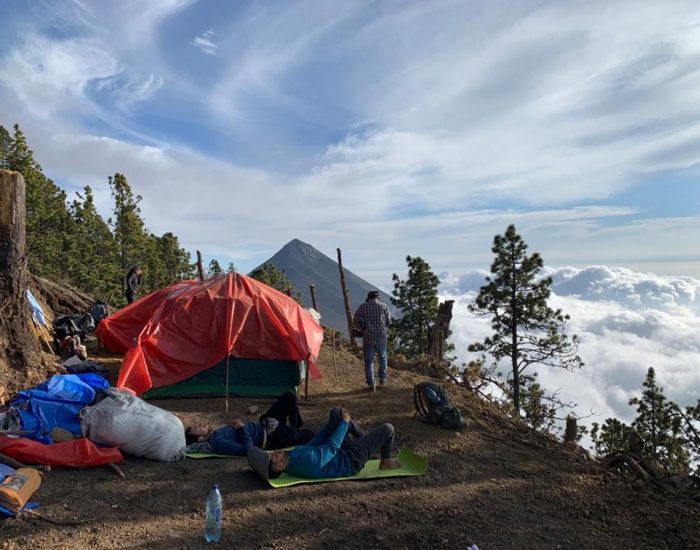המחנה בגובה 3500 מטר