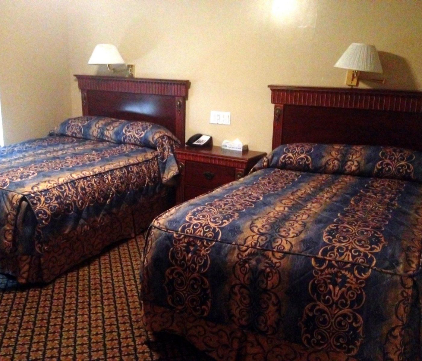 חדר השינה במלון פארק האוס